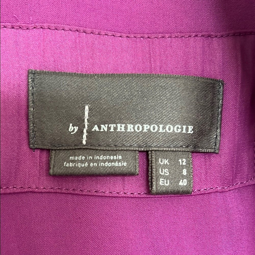 Anthropologie Vibrant Purple Dress - Picture 2 of 5